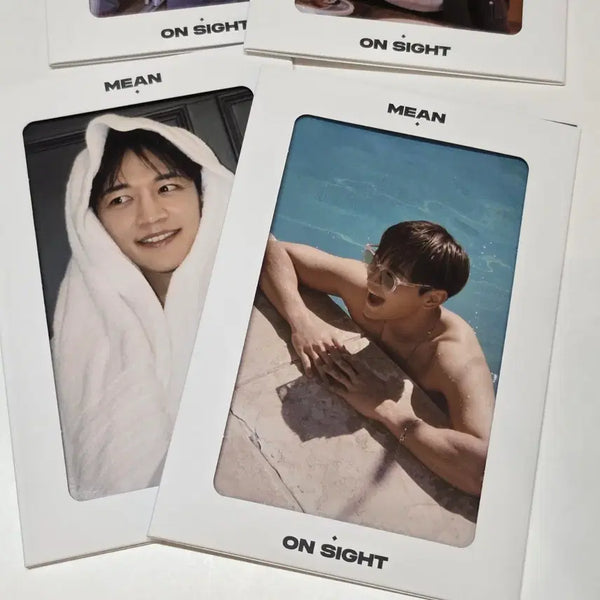 [BUNJANG] SHINee Minho 'Mean On Sight' Exhibition Photobook (Sealed) + 4 Random Photocards Bundle Set / 샤이니 민호 전시회 포토북 미개봉 + 랜덤 사진 4종 드볼 일괄
