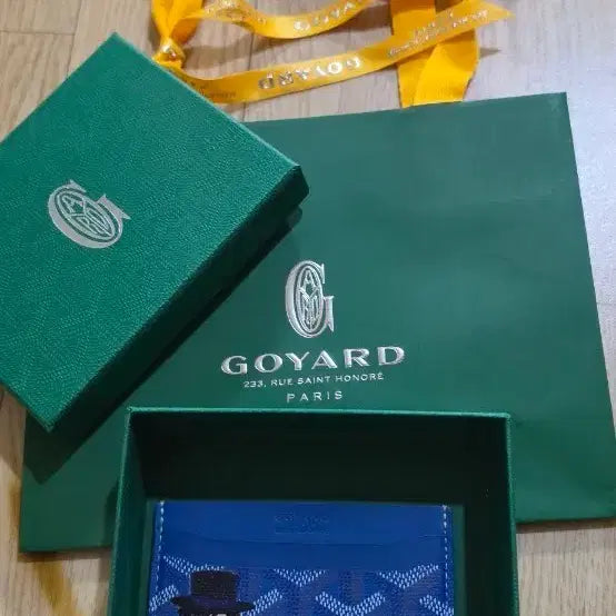 [BUNJANG] Goyard Saint Plipis Special Blue Maroquinerie Wallet / 고야드 생쉴피스 스페셜 블루 마카쥬(신품급)