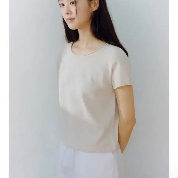 [BUNJANG] Benuet Code Knit Natural Beige / benuet 베뉴엣 코드 니트 내추럴베이지