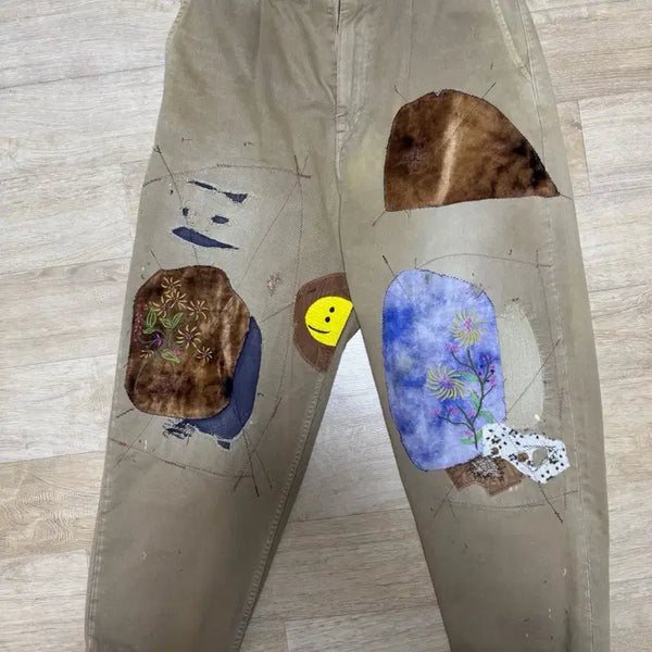 [BUNJANG] Kapital Katsuragi Pants Beige Size 2 / 캐피탈 카츠라기 팬츠 베이지 2사이즈