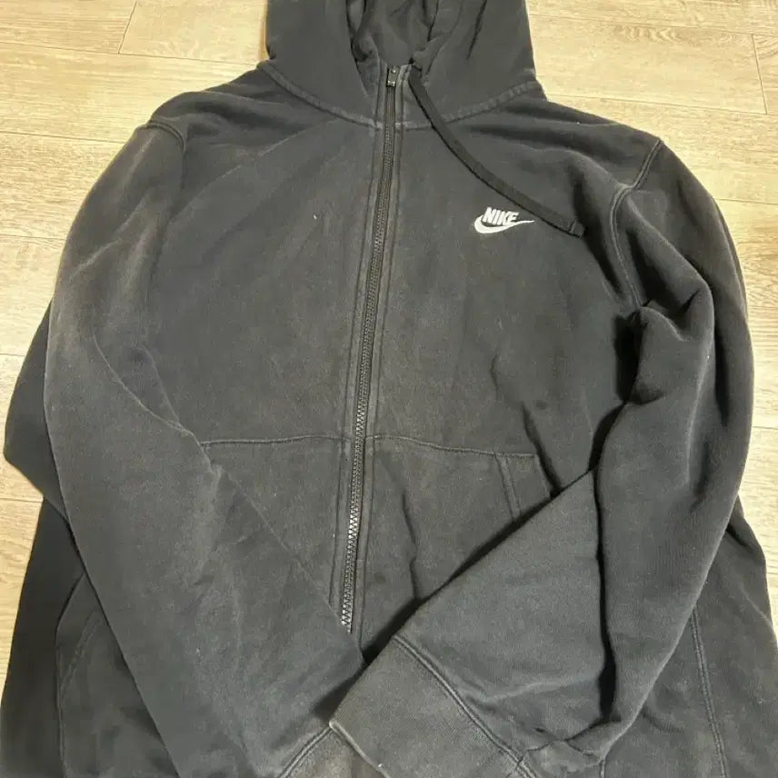[BUNJANG] Nike Hoodie Zip-Up L Size Black / 나이키 후드집업