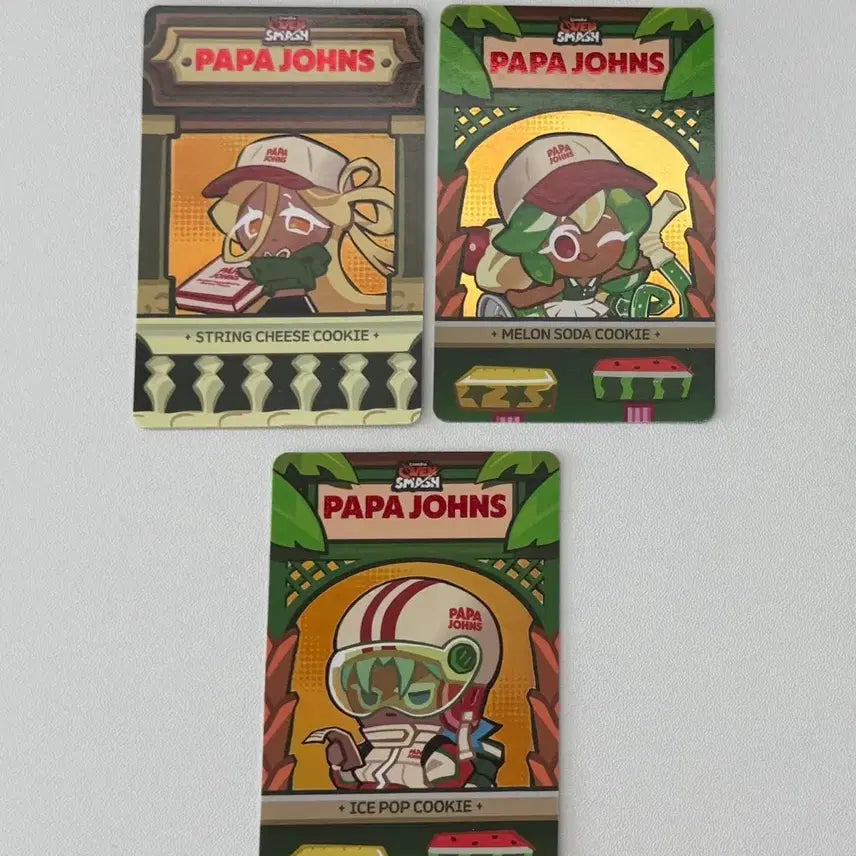 [BUNJANG] Papa John's x Cookie Run Photocard / 파파존스 쿠키런 포토카드