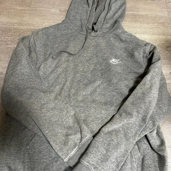 [BUNJANG] Nike Gray Hoodie / 나이키 회색 후드티