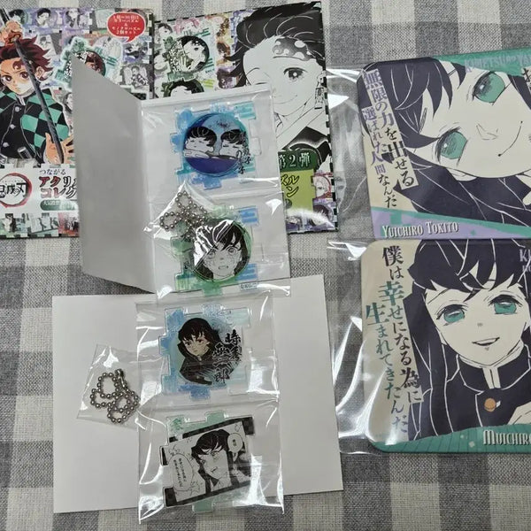 [BUNJANG] Demon Slayer Tokito Muichiro Original Drawing Goods Bundle Set / 귀멸의 칼날 귀칼 토키토 무이치로 유이치로 원화전 원화 굿즈 일괄