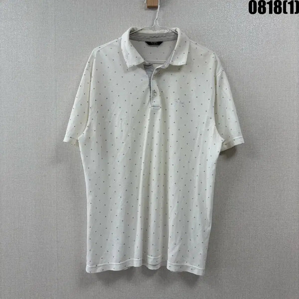 [BUNJANG] Pierre Cardin White Pattern Shirt 110 / 피에르가르뎅 화이트 패턴 셔츠 110