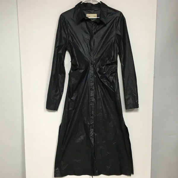 [BUNJANG] Matinkim Matrix Coated Long Dress / 마땡킴 매트릭스 코팅 롱 원피스