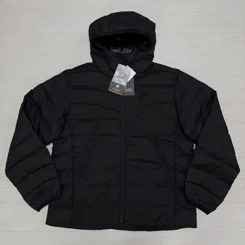[BUNJANG] Musinsa Standard Hooded Light Down Padding Jacket L Black / 무신사 스탠다드 [시티 레저] 후디드 라이트 다운 패딩 자켓 L