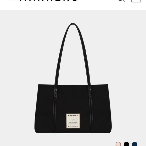 [BUNJANG] MARHEN.J Ravi Bag Canvas Shopper Bag / 마르헨제이 라비백 캔버스백 보부상백
