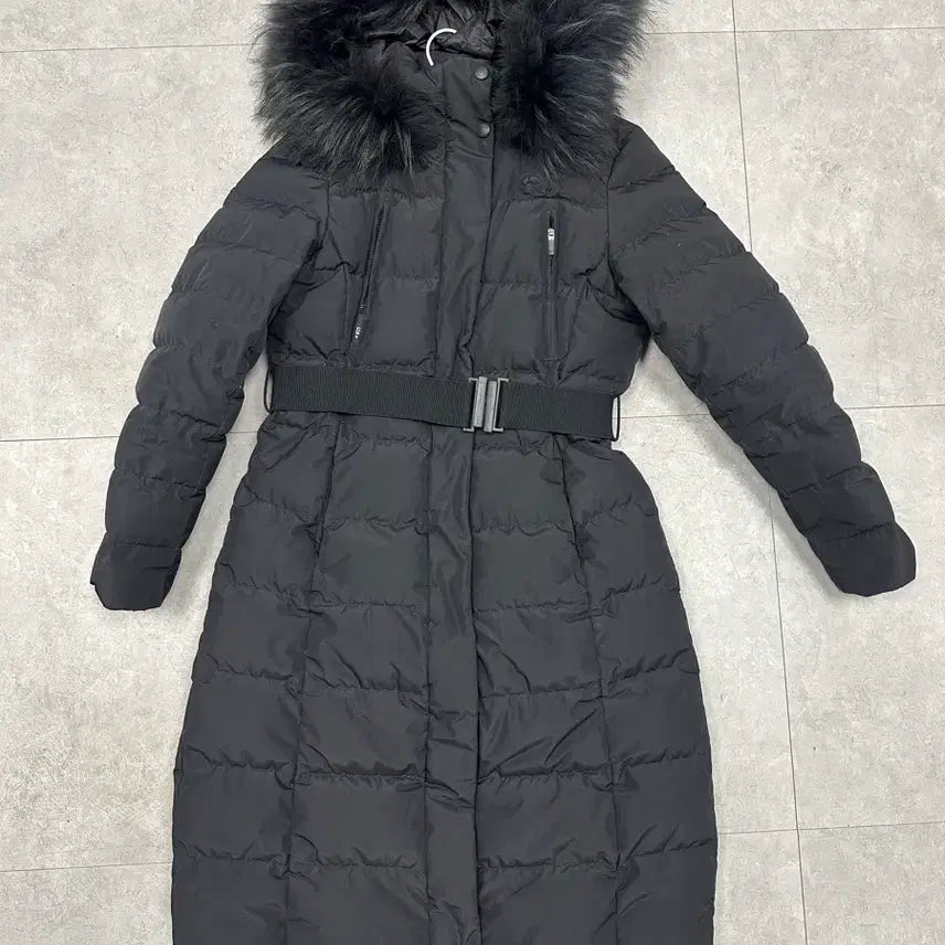 [BUNJANG] NEPA Women's Black Long Padded Coat / (정품) NEPA 블랙 여성 롱패딩 90 s 비시즌 급처
