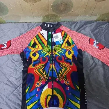 [BUNJANG] WOLF LAUNCH Cycle Long Sleeve Zip-Up Jersey L / 울프라운치 싸이클 롱슬리브 집업 저지