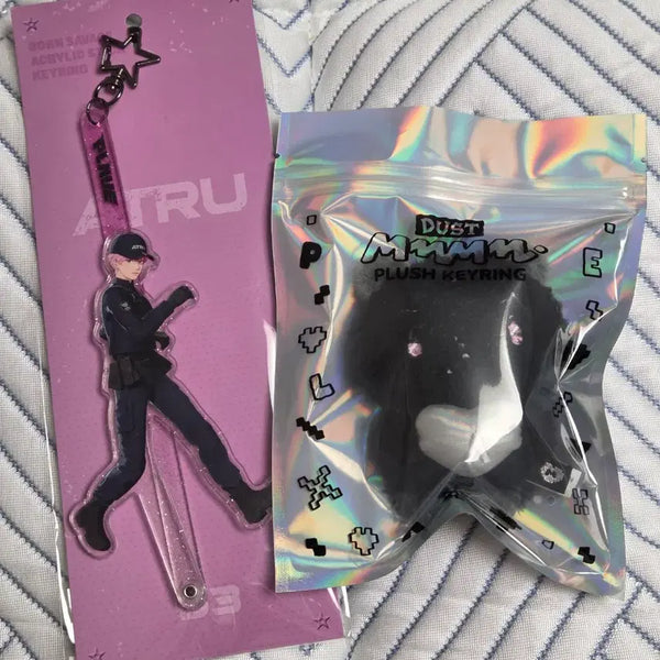 [BUNJANG] Playvv (Playve) Dust Mume'mimmu Bambi Acrylic Stick Keyring Bundle Set / 일괄)더스트 므메미무 탄믐 미므 인형 키링 아크릴 스틱 밤비 판매 플레이브 본세비지