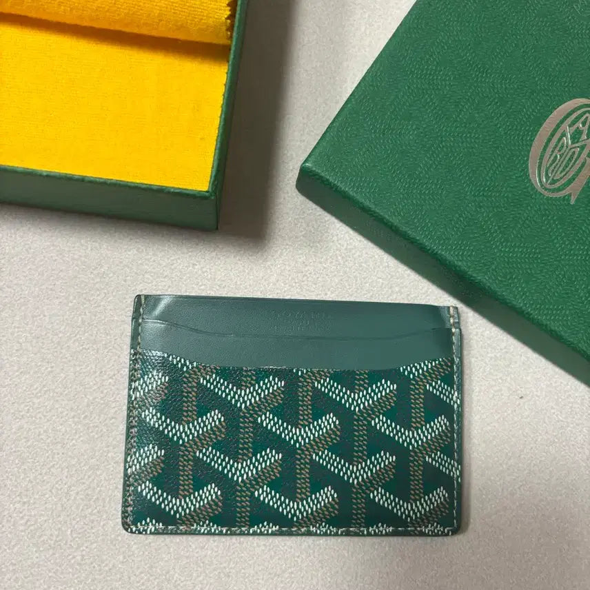 [BUNJANG] Goyard Saint-Pierre Card Wallet Green / 고야드 생쉴피스 카드지갑 그린