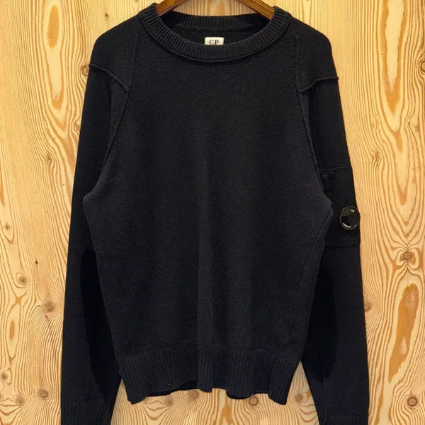 [BUNJANG] C.P. Company Lens Applique Knit XL / C.P. 컴퍼니 렌즈 와펜 니트