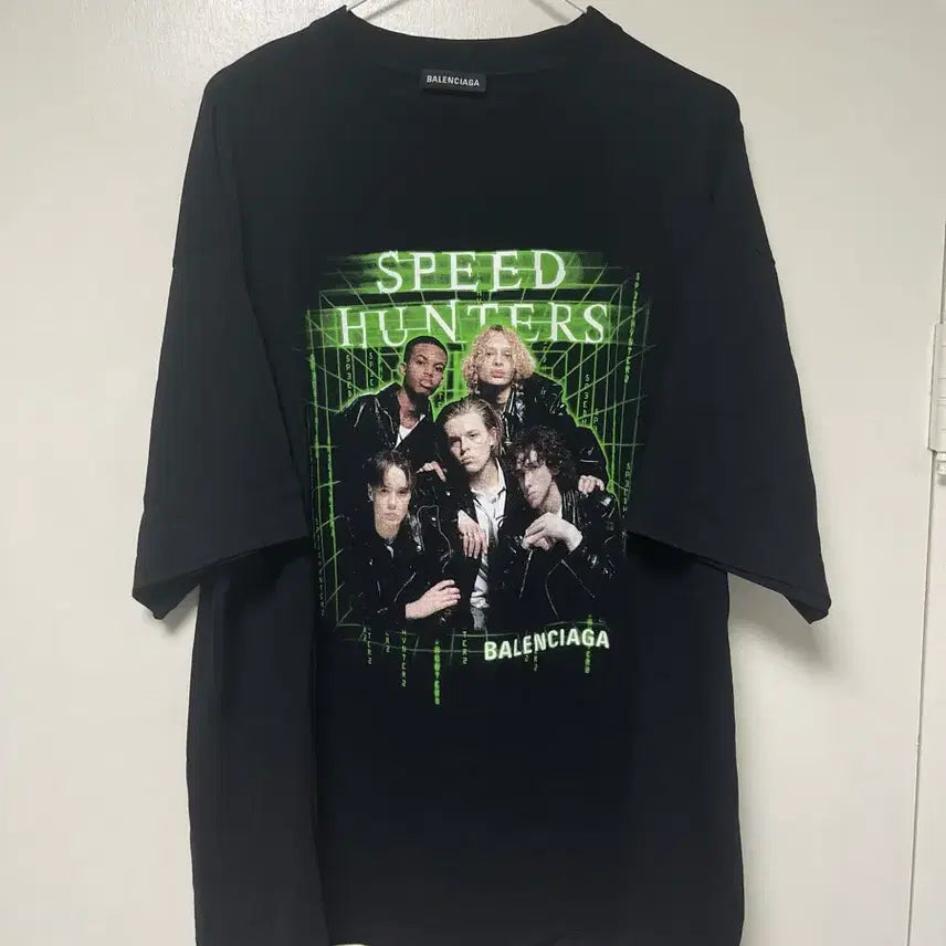[BUNJANG] Balenciaga Speedhunters T-Shirt / 백화점 한글택) 발렌시아가 스피드헌터 반팔티