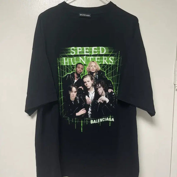 [BUNJANG] Balenciaga Speedhunters T-Shirt / 백화점 한글택) 발렌시아가 스피드헌터 반팔티