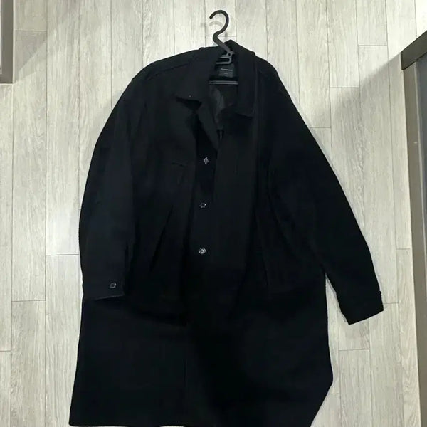 [BUNJANG] Moif 22AW Mil-Coat Black Size 3 / 모이프 밀코트 22aw 블랙 3사이즈