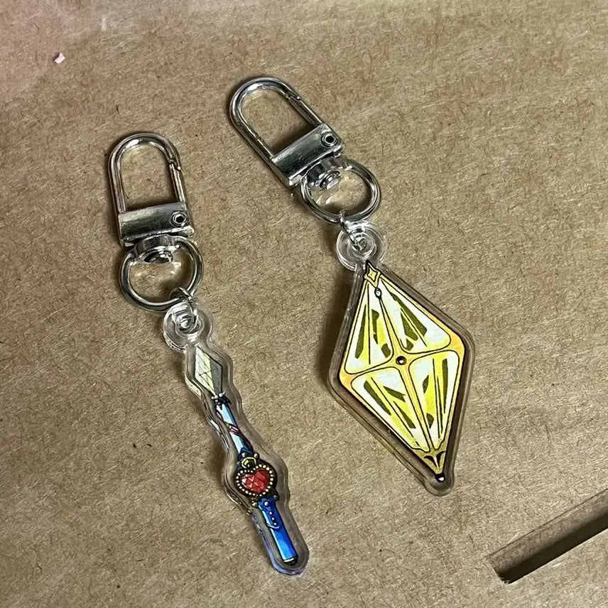 [BUNJANG] Sugar Sugar Rune Vanilla Acrylic Keychain Bundle Set / 슈가슈가룬 바닐라 아크릴 키링 일괄