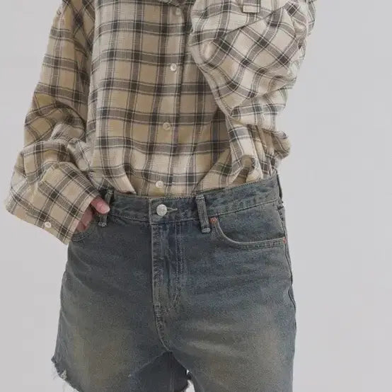 [BUNJANG] Headment Airy Butter Check Shirts / 헤더먼트 에어리 버터 체크셔츠 airy butter check shirts