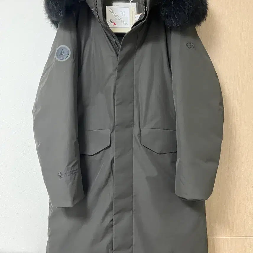 [BUNJANG] KOLON Antarctica Long Padding Men's Dark Khaki Size 100 / (새상품)안타티카롱패딩 남성용 (100)