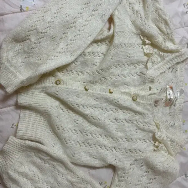 [BUNJANG] Lizlisa My Melody Collaboration Lizmero Cardigan / 리즈리사 마이멜로디콜라보 리즈메로 리즈멜로 가디건