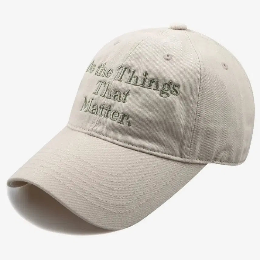 [BUNJANG] Wick That Matter Washed Ball Cap Light Beige / 윅 That matter 워싱 볼캡 라이트베이지