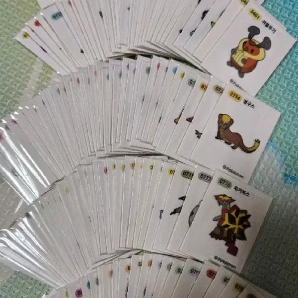 [BUNJANG] Pokemon Sticker Collection Season 4 Individual Sale / 포켓몬 띠부씰 시즌4 전종 개별 판매