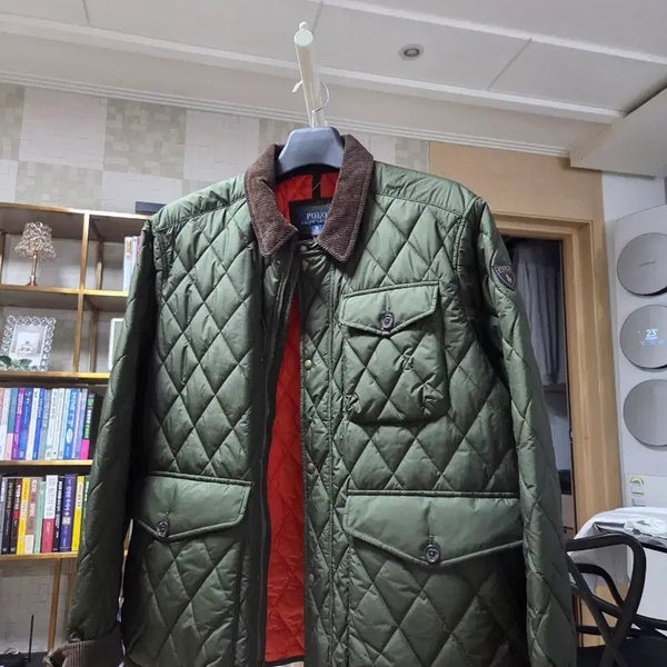 [BUNJANG] Polo Ralph Lauren Quilted Jacket Olive XL / 폴로 랄프로렌 퀼팅 자켓 XL 올리브 (새상품급)