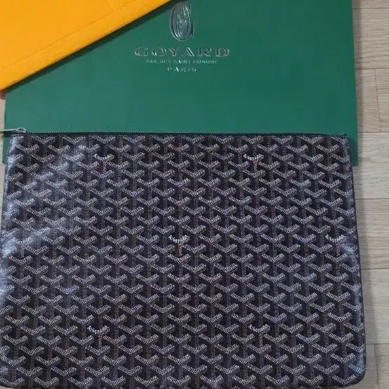 [BUNJANG] Goyard Senat 2 GM Pouch Black / 고야드 세나2 블랙 GM