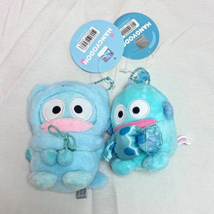 [BUNJANG] Sanrio Hangyodon Candy Cat Mini Plush Keychain Set / 일괄) 산리오 한교동 캔디 고양이 미니 인형 키링 세트 판매