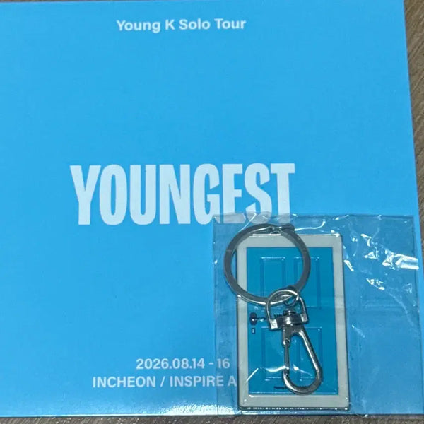 [BUNJANG] Young K Solo Concert Made Gift & Official Goods Keychain Bundle Set / 영케이 솔콘 마데 기프트, 공방 키링 같이 양도합니다!