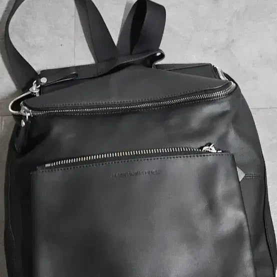 [BUNJANG] Mandarin Duck Leather Backpack / 만다리나덕 레더 백팩