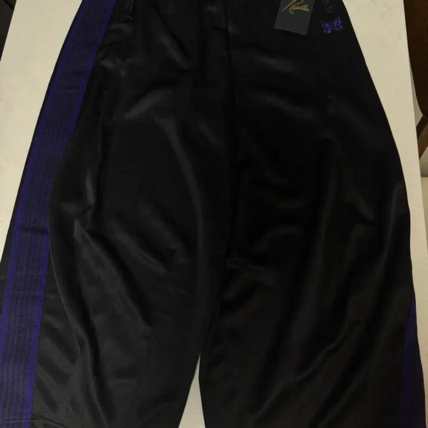 [BUNJANG] Needles HD Track Pants Black Purple M / [M] 니들스 HD 트랙팬츠 블랙 퍼플 LHP (검보)