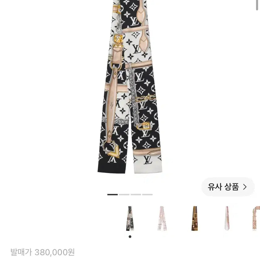 [BUNJANG] Louis Vuitton Monogram Confidential Bandana Black / 루이비통 모노그램 컨피덴셜 방도 블랙