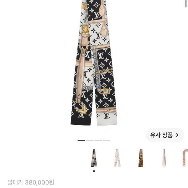 [BUNJANG] Louis Vuitton Monogram Confidential Bandana Black / 루이비통 모노그램 컨피덴셜 방도 블랙