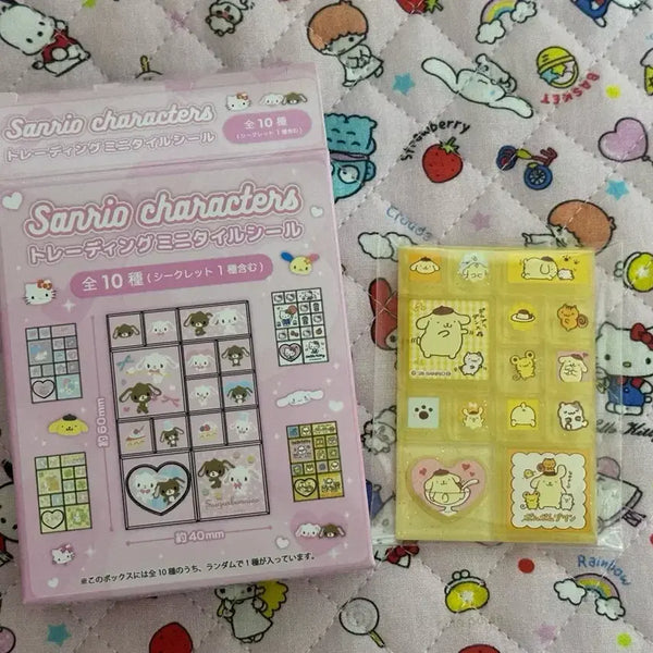 [BUNJANG] Sanrio Pom Pom Purin Mini Tile Sticker / 산리오 폼폼푸린 미니 타일 스티커