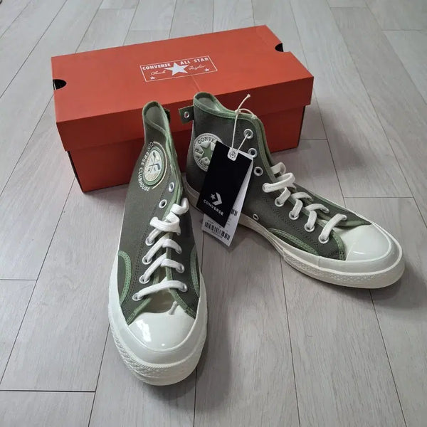 [BUNJANG] Converse Chuck 70 High Green 270 / (새상품) 컨버스 척 70 하이 그린 270
