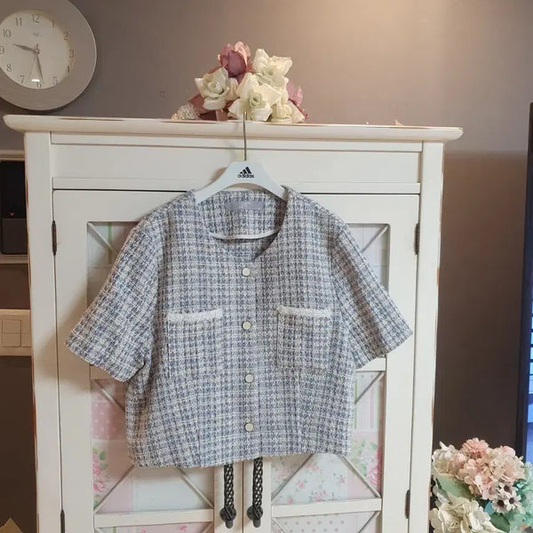 [BUNJANG] 8 Seconds Tweed Jacket / 에잇세컨즈 트위드자켓/55반-66