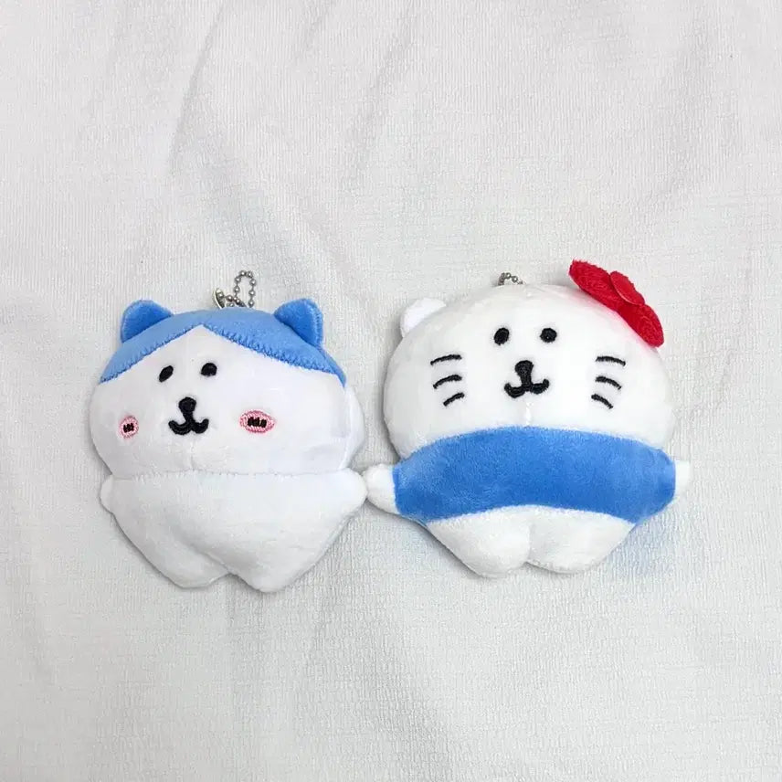 [BUNJANG] Nongdamgom Damgomi, Kitty, Hachiware Mini Plush Keyring Bundle Set / 일괄) 농담곰 담곰이 키티 하치와레 미니 인형 키링 판매