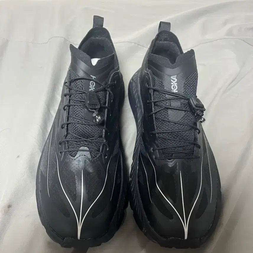 [BUNJANG] Hoka Mafate Speed 4 Light Black Outer Orbit Running Shoes / 호카 마파테 스피드 4 라이트 블랙 아우터 오빗