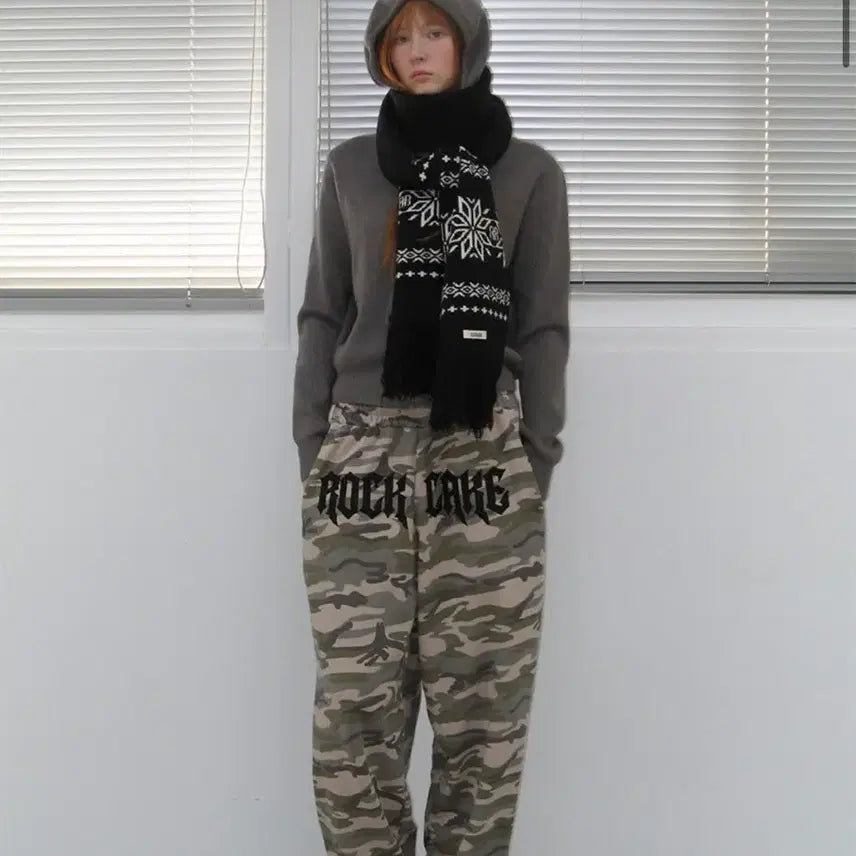 [BUNJANG] Rocake Graphic Camo Pants / 락케이크 그래픽 카모 팬츠