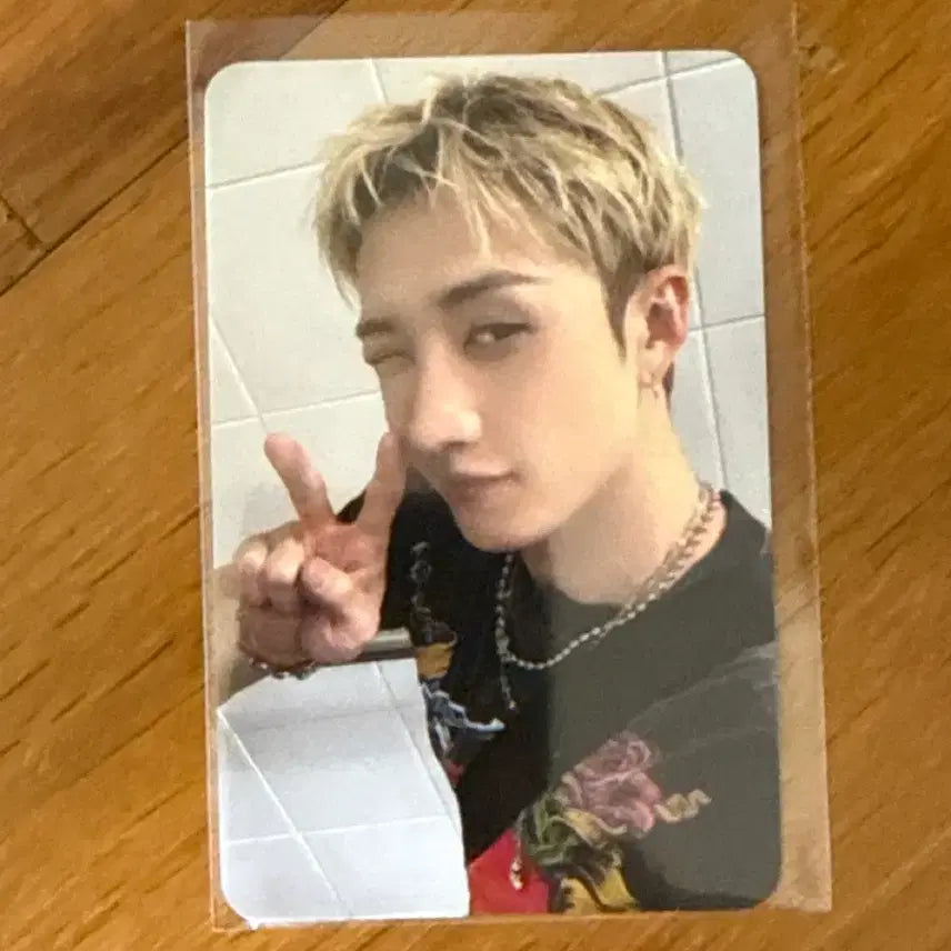[BUNJANG] Stray Kids Bang Chan Lucky Draw Photocard / 스키즈 2주차 럭드 방찬