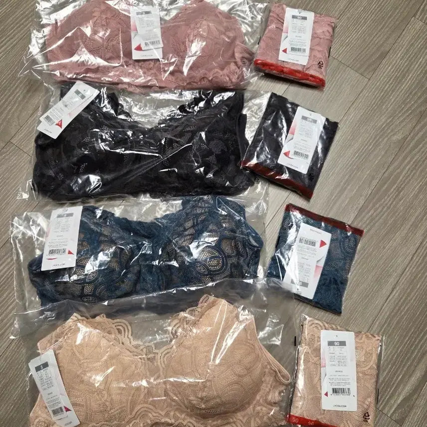 [BUNJANG] Vivian Skin Fit Bra Panty Set / 비비안 스킨핏 브라팬티 세트 새상품