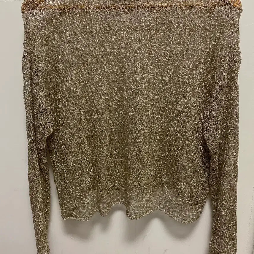 [BUNJANG] ZARA Metallic Knit Top / 자라 메탈 니트