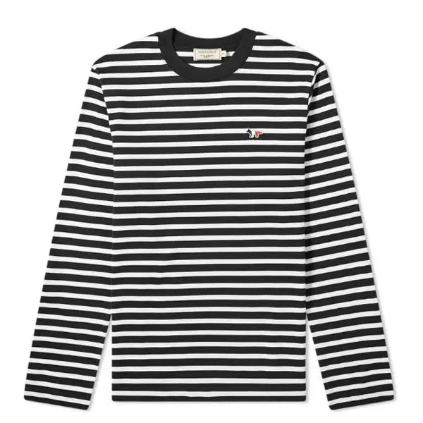 [BUNJANG] Maison Kitsuné Striped Long Sleeve T-Shirt / 정품/무료배송) 메종키츠네 스트라이프 롱슬리브