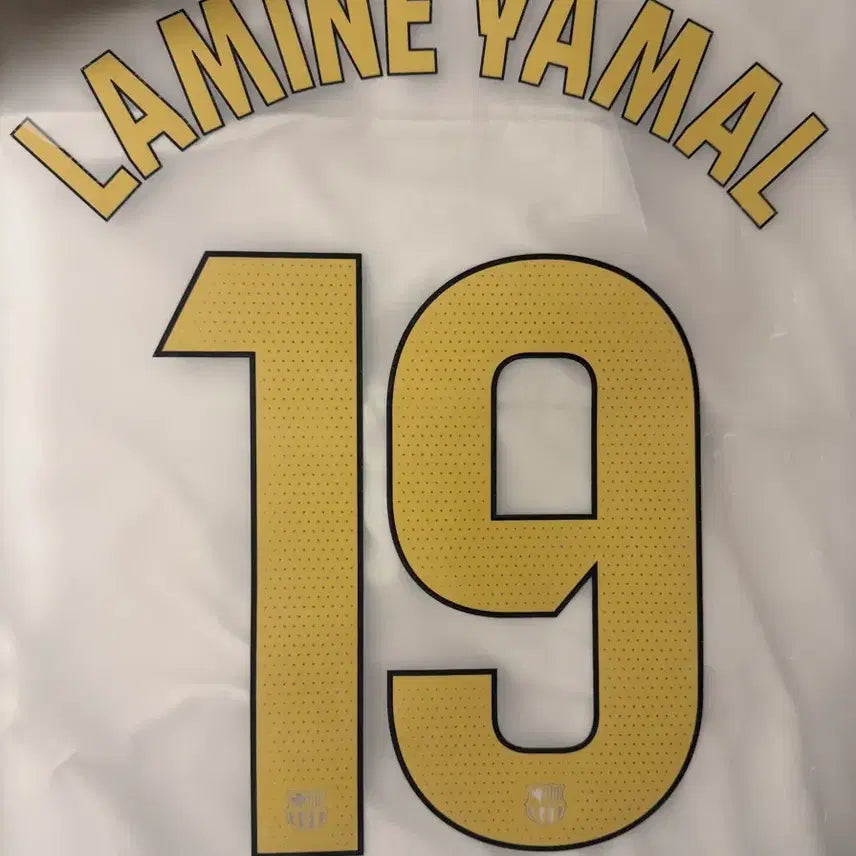 [BUNJANG] 24-25 Lamine Yamal Official Jersey Printing / 24-25 라민 야말 오피셜 마킹