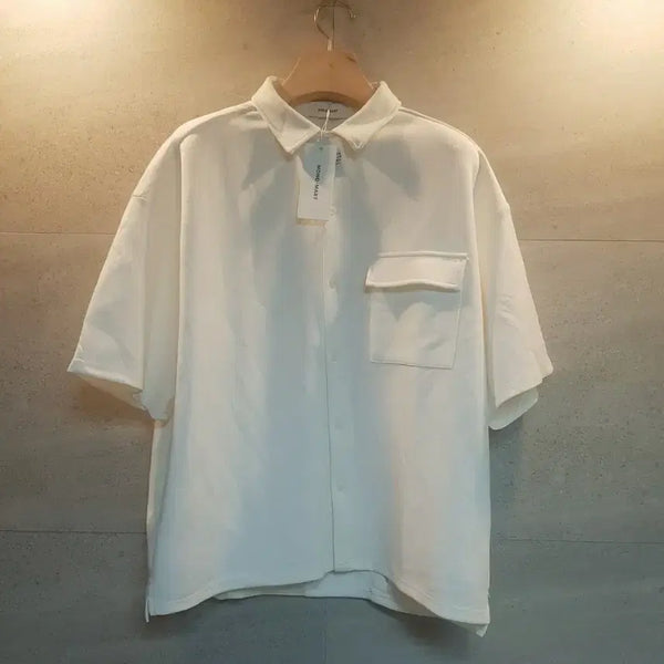 [BUNJANG] Mono Mart Off-White Short Sleeve Shirt (Size L) / Mono Mart. 반팔 셔츠. 미착.