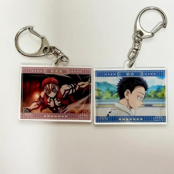 [BUNJANG] Demon Slayer Mugen Train Acrylic Keychain (Unsealed) / (단순개봉) 귀칼, 귀멸의 칼날 무한성 아크릴 키링