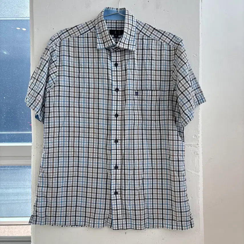 [BUNJANG] DAKS Short Sleeve Shirt / (M) 닥스 DAKS 반팔 셔츠