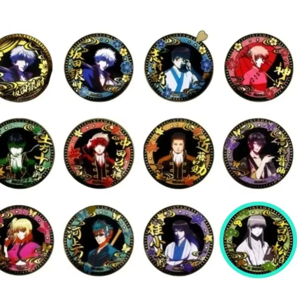 [BUNJANG] Gintama Yoshida Shoyo Chinese Gold Foil Can Badge / (택포) 은혼 중국 금박 금장 EAKI 캔뱃지 요시다 쇼요