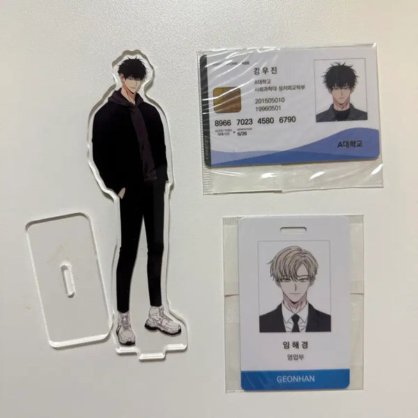 [BUNJANG] Love Jinx B:ON Acrylic Stand Student ID Card / 러브 징크스 비온 아크릴스탠드 학생증 사원증